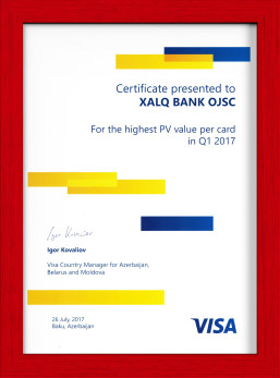 For the highest PV value per card in Q1 2017